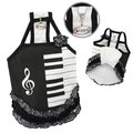Petpath Adorable Piano Dress With Ruffles Extra Large PE341299